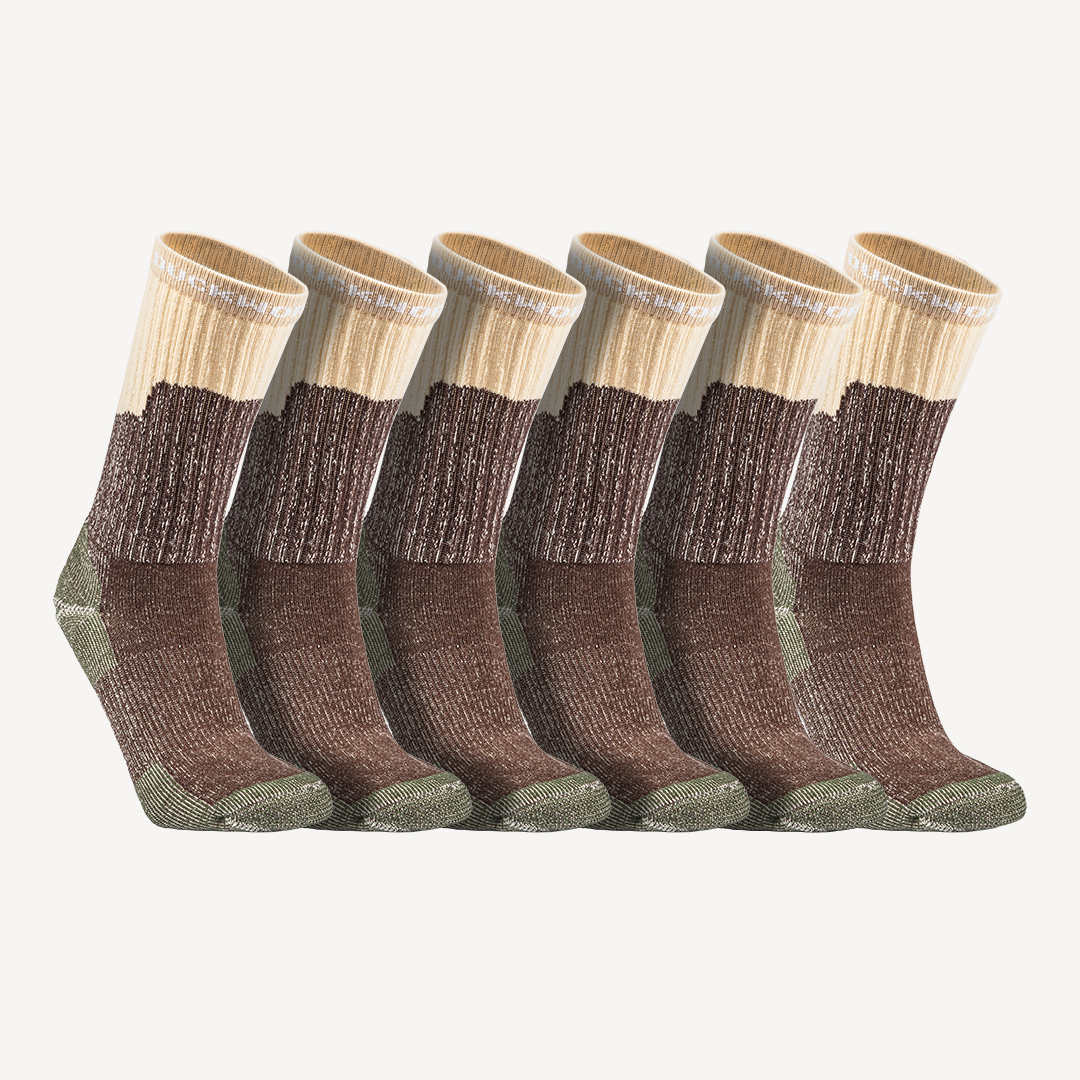 Midweight Black Butte Crew Sock 6-Pack