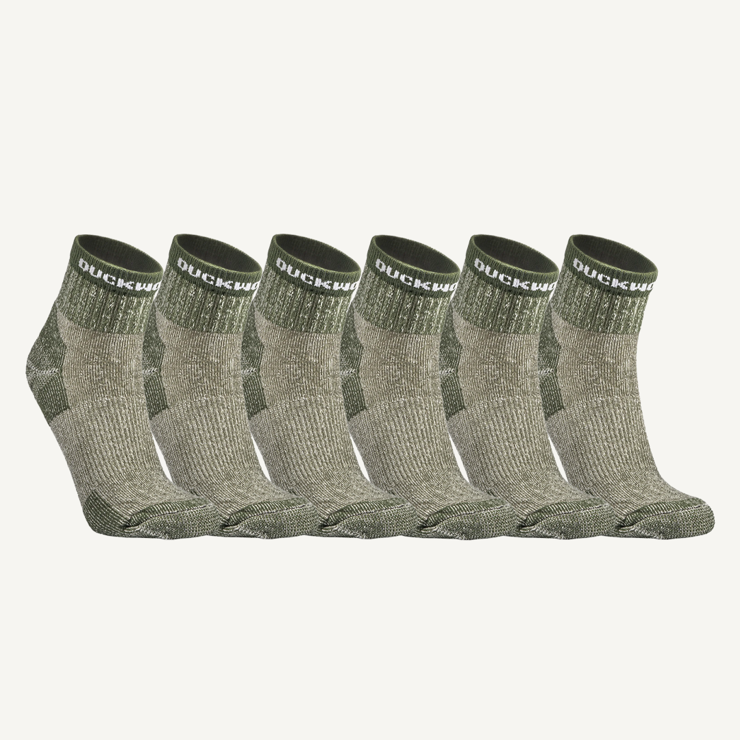 Midweight Quarter Crew Sock 6-Pack